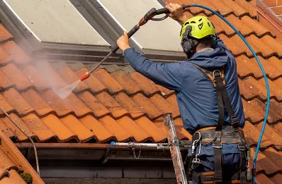 Démoussage et hydrofuge de toiture à Saint-Hervé